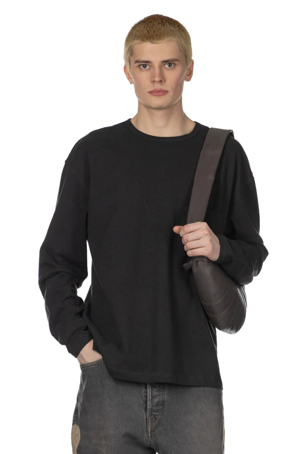 Best LEMAIRE Boxy Long Sleeve T-Shirt - Jet Black