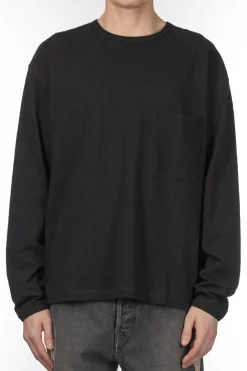 Best LEMAIRE Boxy Long Sleeve T-Shirt - Jet Black