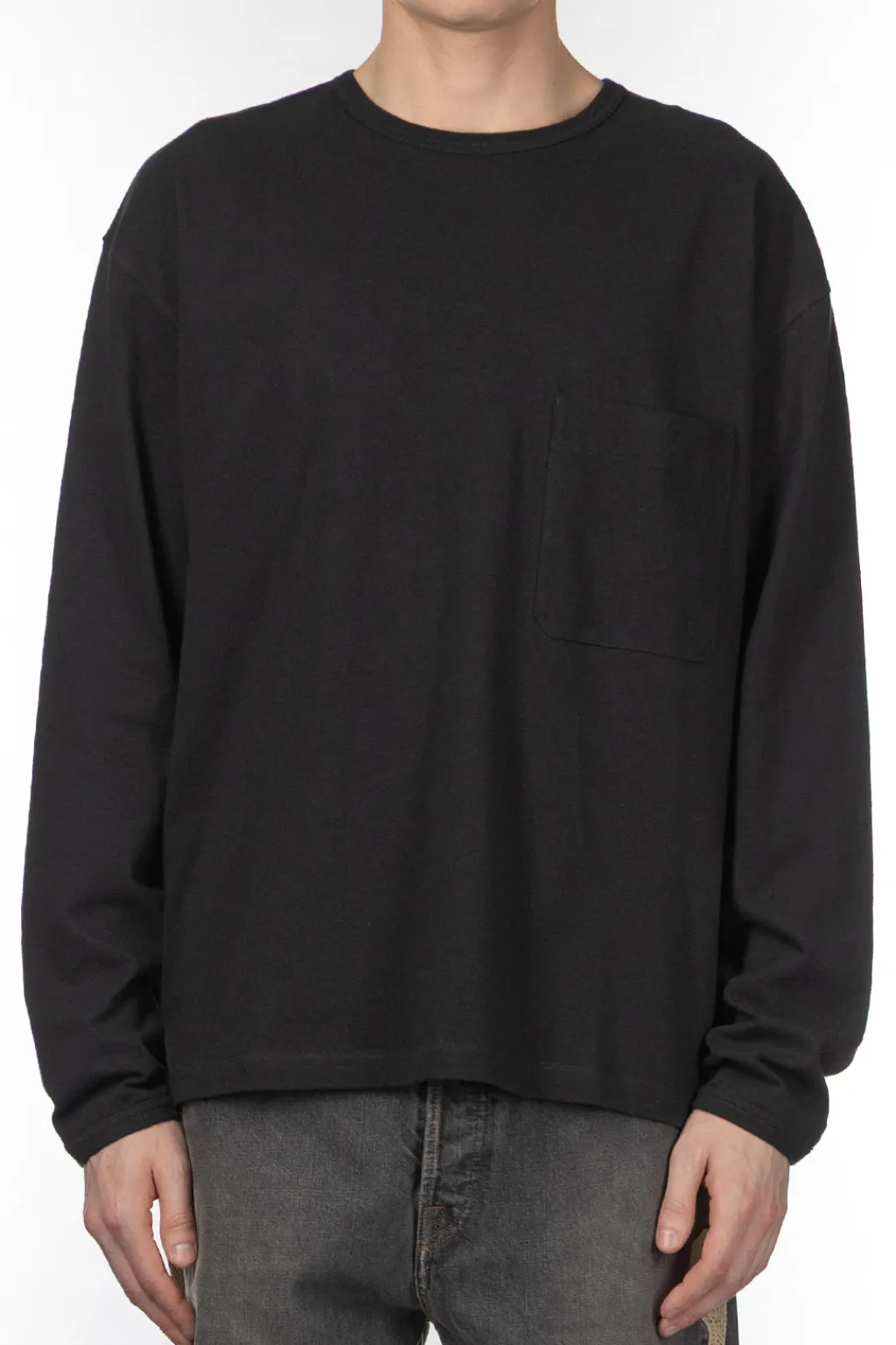 Best LEMAIRE Boxy Long Sleeve T-Shirt - Jet Black