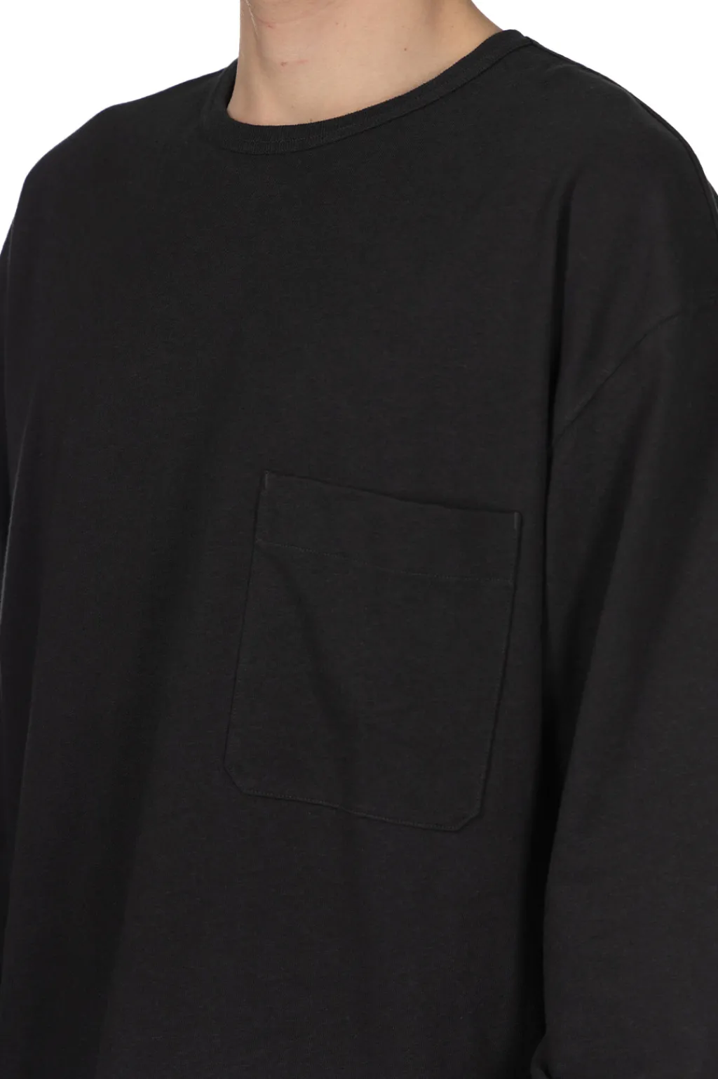 Best LEMAIRE Boxy Long Sleeve T-Shirt - Jet Black