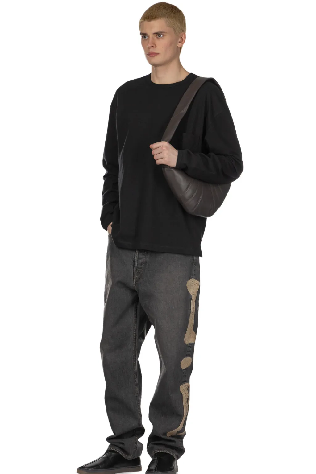 Best LEMAIRE Boxy Long Sleeve T-Shirt - Jet Black
