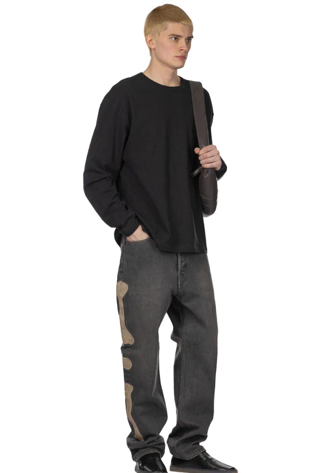Best LEMAIRE Boxy Long Sleeve T-Shirt - Jet Black
