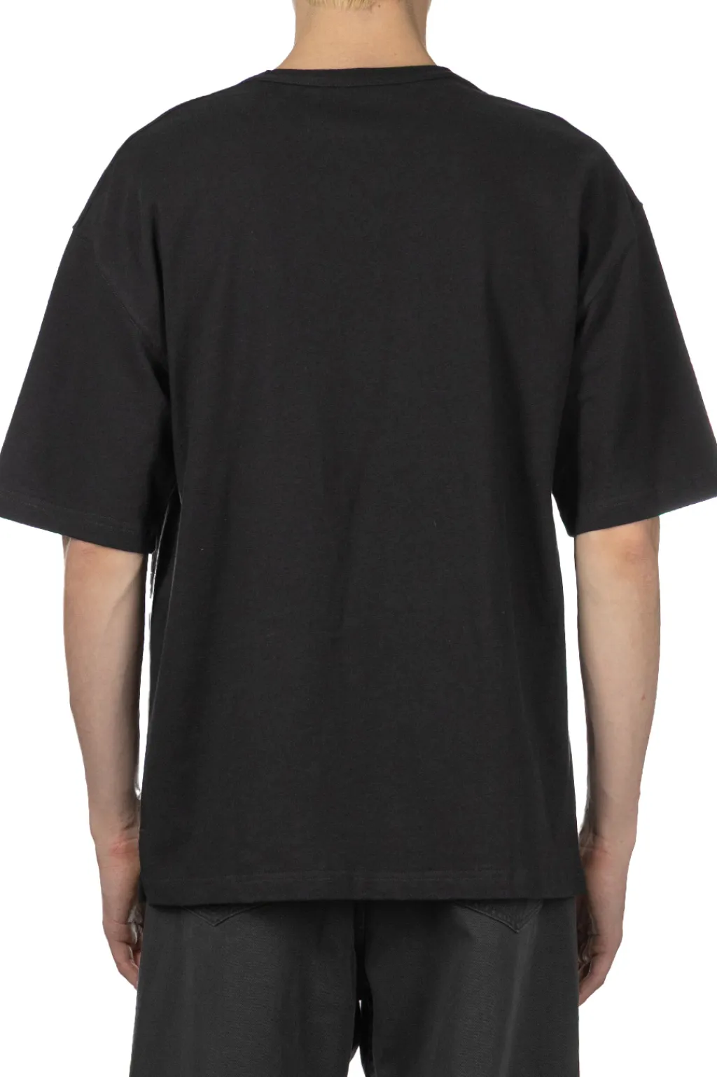Fashion LEMAIRE Boxy Short Sleeve T-Shirt - Jet Black