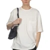 Fashion LEMAIRE Boxy SS T-Shirt - Chalk