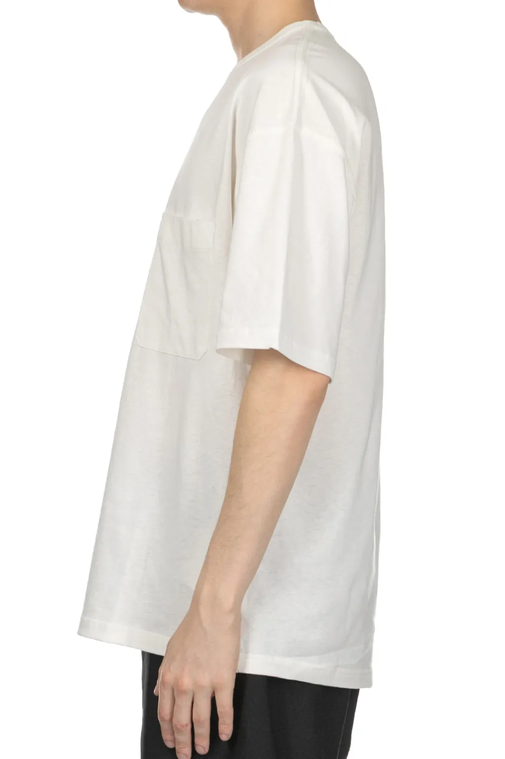 Fashion LEMAIRE Boxy SS T-Shirt - Chalk