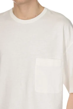 Fashion LEMAIRE Boxy SS T-Shirt - Chalk