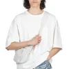 Sale LEMAIRE BOXY T-SHIRT - Chalk
