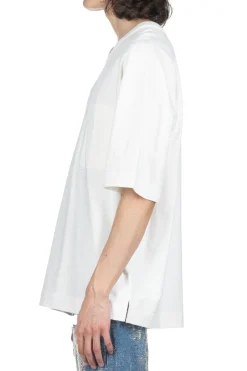 Sale LEMAIRE BOXY T-SHIRT - Chalk
