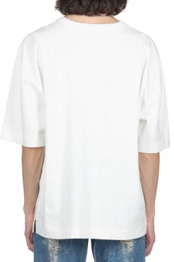 Sale LEMAIRE BOXY T-SHIRT - Chalk