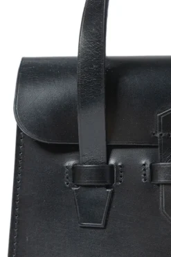 Outlet Comme Des Garcons Comme Des Garcons Bridle Leather Bag Small - Black