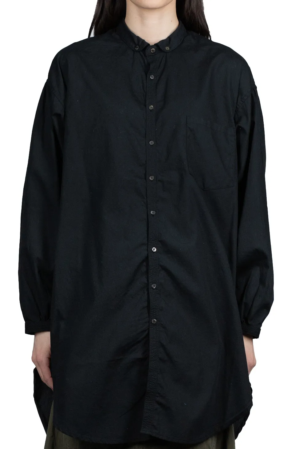 Discount Kapital Broad Cloth Button Down GIANT Shirt - Black