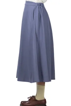 Sale NARU Brushed Jersey Flare Skirt - Blue Grey
