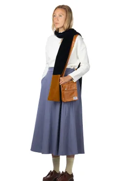 Sale NARU Brushed Jersey Flare Skirt - Blue Grey