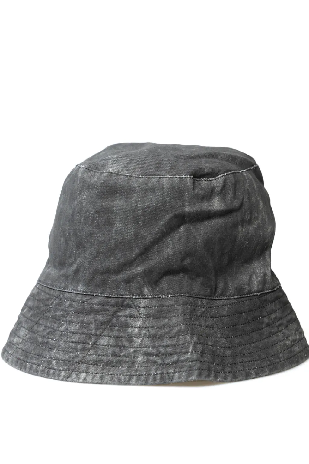 Sale Engineered Garments Bucket Hat - Black Cotton Distressed Print