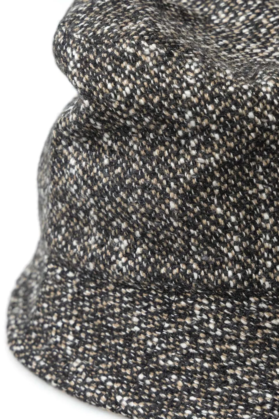 Clearance Engineered Garments Bucket Hat - Brown and Black Wool Homespun