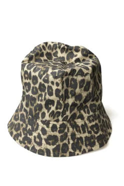 Outlet Engineered Garments Bucket Hat - Brown Nyco Leopard Print
