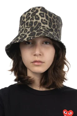 Outlet Engineered Garments Bucket Hat - Brown Nyco Leopard Print