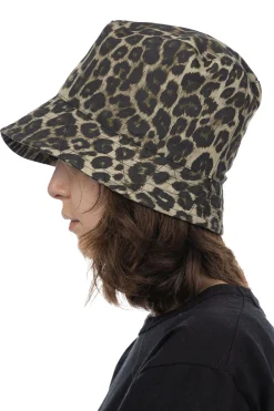Outlet Engineered Garments Bucket Hat - Brown Nyco Leopard Print