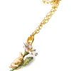 Sale Palnart Poc Bunny and Flower Necklace