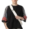 Clearance Kapital Burn-Out Jersey Raglan HUGE T (Virgin Mary) - Black