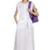 Outlet Engineered Garments Bush Dress - White 100s 2Ply Broadcloth