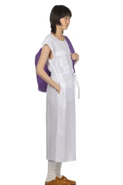 Outlet Engineered Garments Bush Dress - White 100s 2Ply Broadcloth
