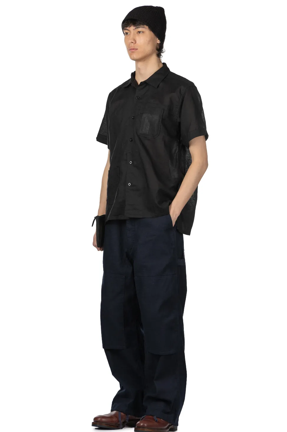 Best Engineered Garments Camp Shirt - Black