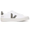 Clearance VEJA Campo ChromeFree Leather - White Kaki