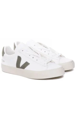 Clearance VEJA Campo ChromeFree Leather - White Kaki