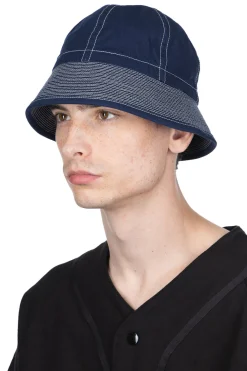 Sale Cableami Canvas Dixie Hat - Navy
