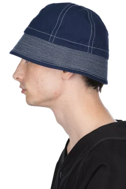 Sale Cableami Canvas Dixie Hat - Navy