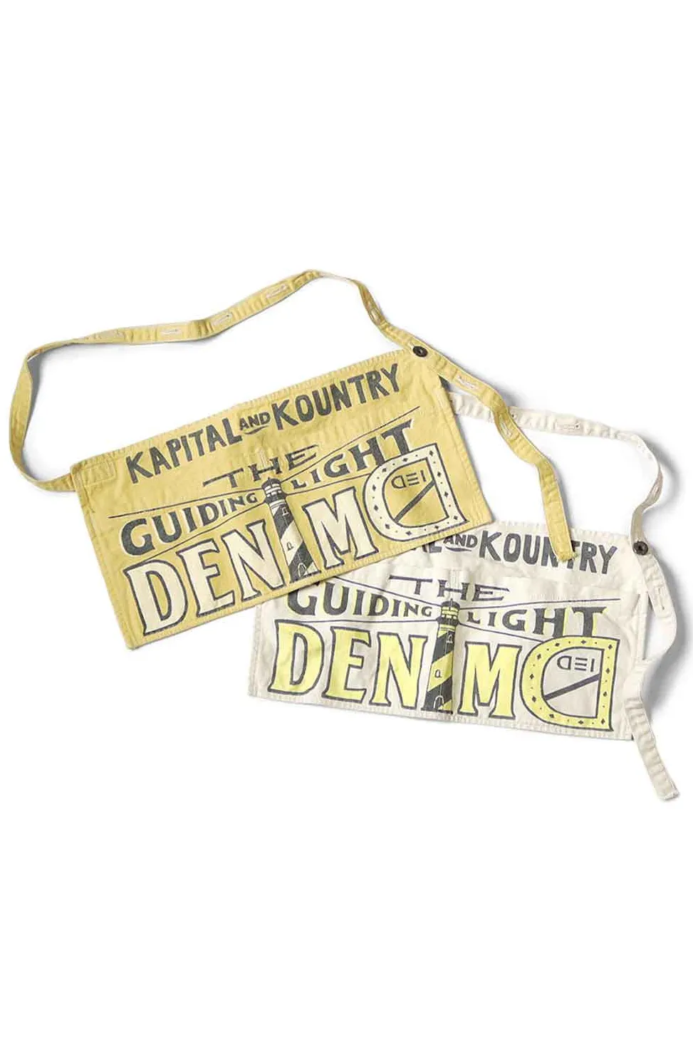 Fashion Kapital Canvas Shrot AD Apron - Guiding Light - 2 Color Choices