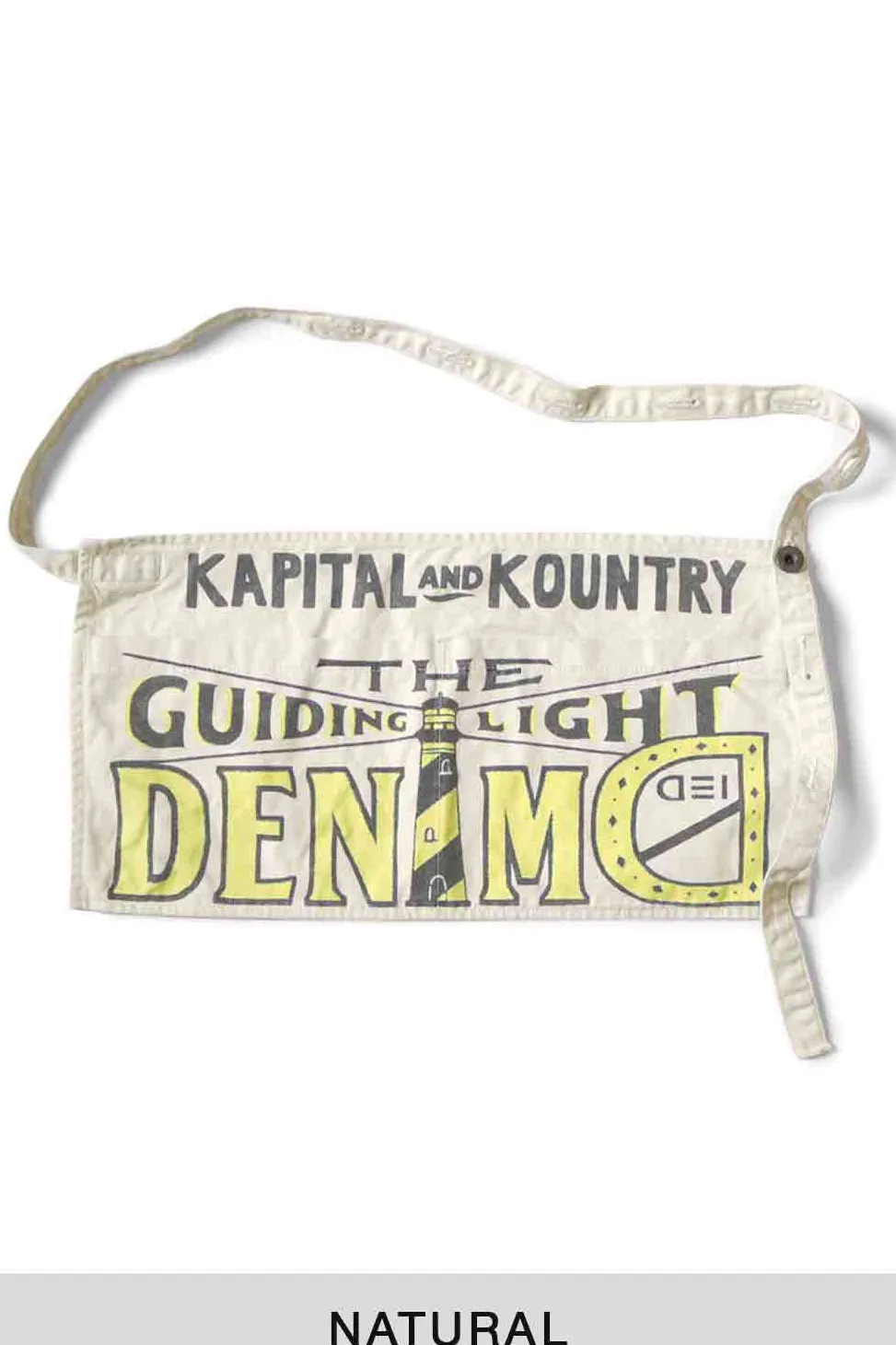 Fashion Kapital Canvas Shrot AD Apron - Guiding Light - 2 Color Choices
