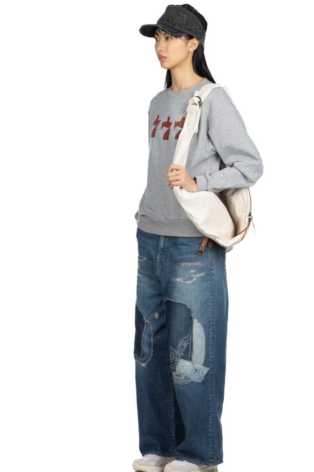 Hot Kapital #8 Canvas SNUFKIN Bag (DENIM REPAIRS) - 4 Color Choices