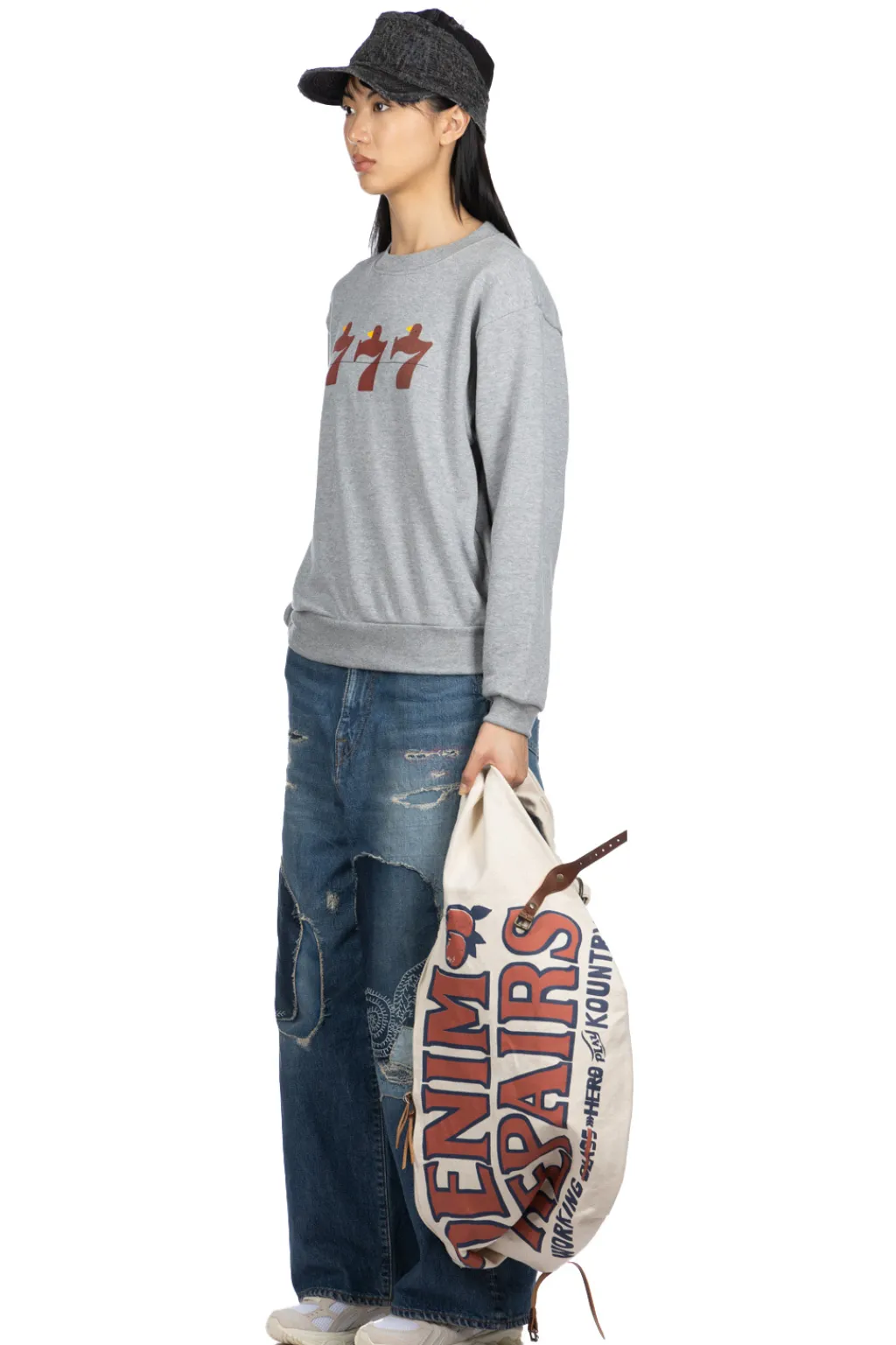 Hot Kapital #8 Canvas SNUFKIN Bag (DENIM REPAIRS) - 4 Color Choices