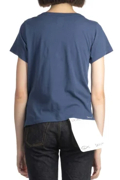 Outlet Visvim Carree Tee SS - Navy