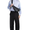 Sale LEMAIRE Carrot Pants - Black x Grey Melange
