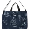 Discount Engineered Garments Carry All Tote Reversible - Navy Animal Print 6.5oz Flat Twill