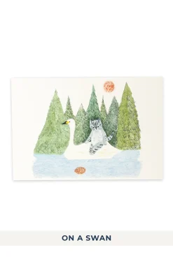 Hot Mino Washi Cat in the Picture Book Post Card - 11 choices