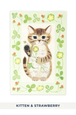Hot Mino Washi Cat in the Picture Book Post Card - 11 choices