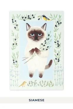 Hot Mino Washi Cat in the Picture Book Post Card - 11 choices