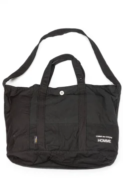 Clearance Comme Des Garcons Homme CDG Homme Logo Tote Bag - Black