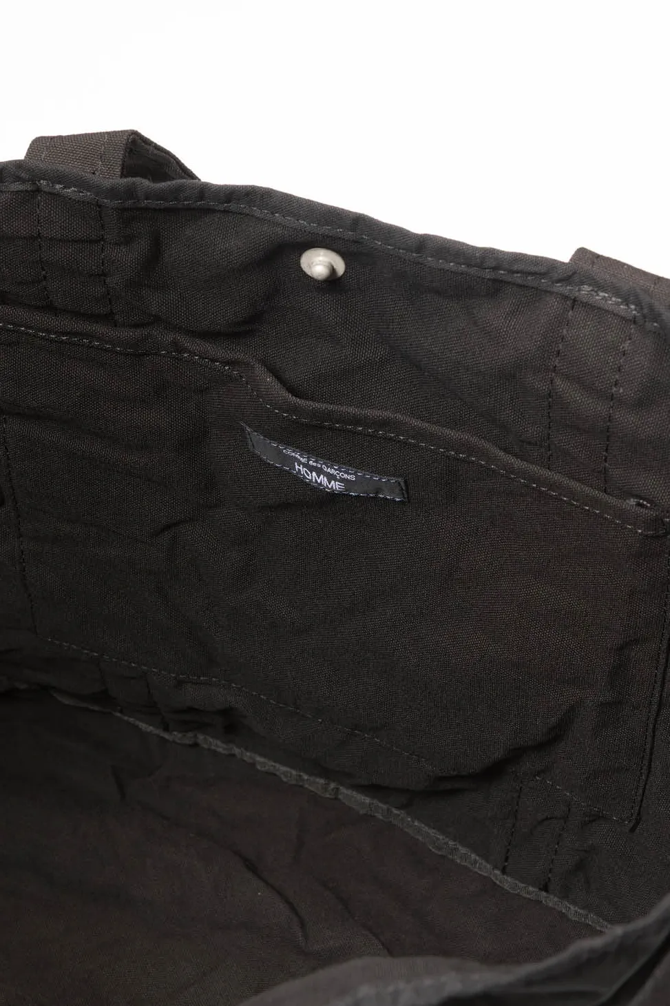 Clearance Comme Des Garcons Homme CDG Homme Logo Tote Bag - Black