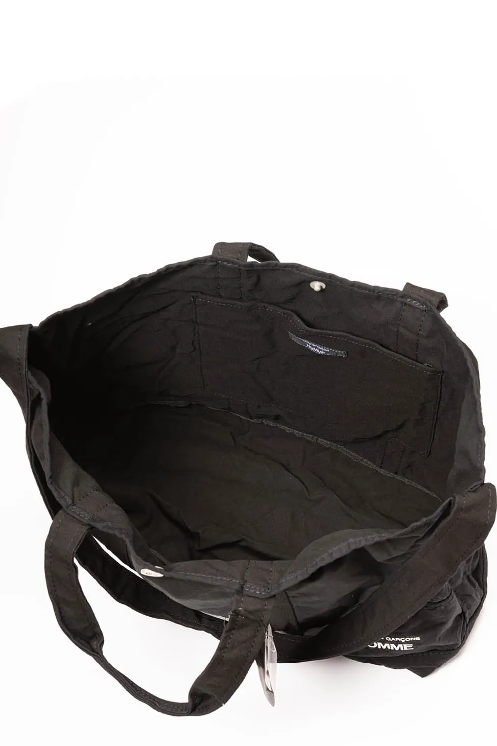 Clearance Comme Des Garcons Homme CDG Homme Logo Tote Bag - Black