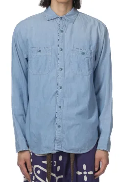 Discount Kapital Chambray KOUNTRY Work Shirt (RAIN REMAKE)