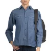 Clearance Buzz Rickson's Chambray Work Shirt - Blue