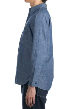 Clearance Buzz Rickson's Chambray Work Shirt - Blue