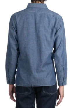 Clearance Buzz Rickson's Chambray Work Shirt - Blue