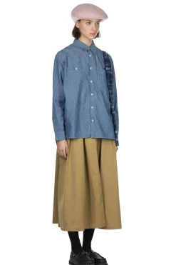 Discount Ordinary Fits Chambray Work Shirt - Indigo
