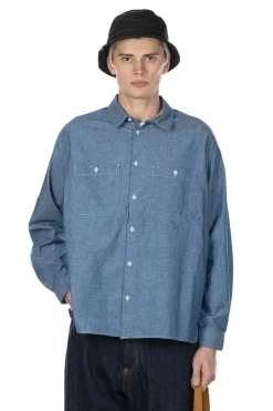 Clearance Ordinary Fits Chambray Work Shirt - Indigo